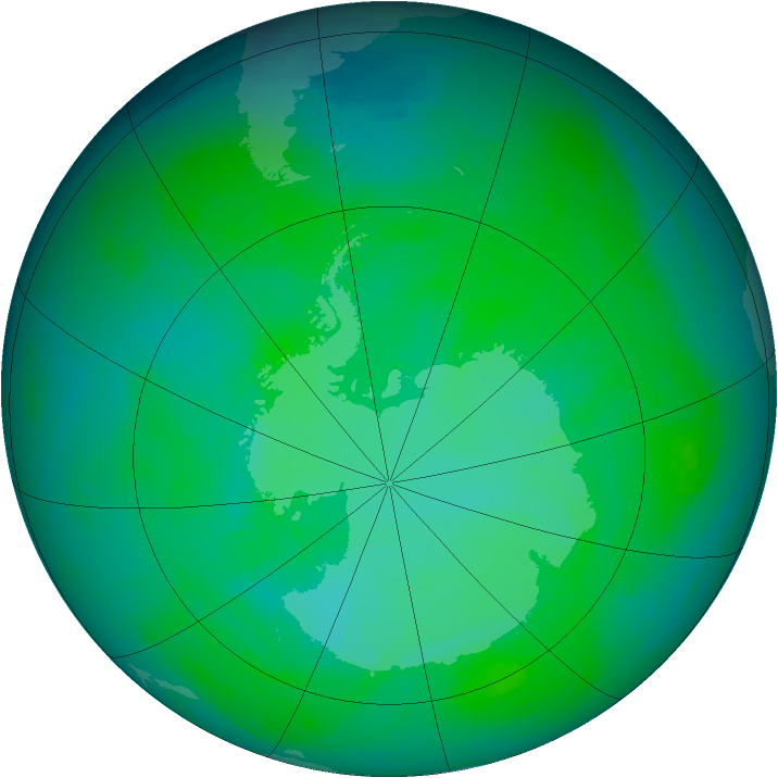 Ozone Map 1983-12-26